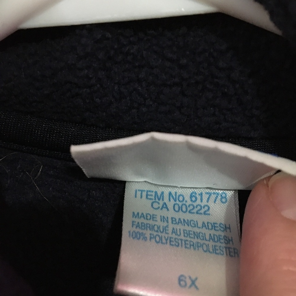 Kids Two-Tone Fleece Pullover - Picture 3 of 4
